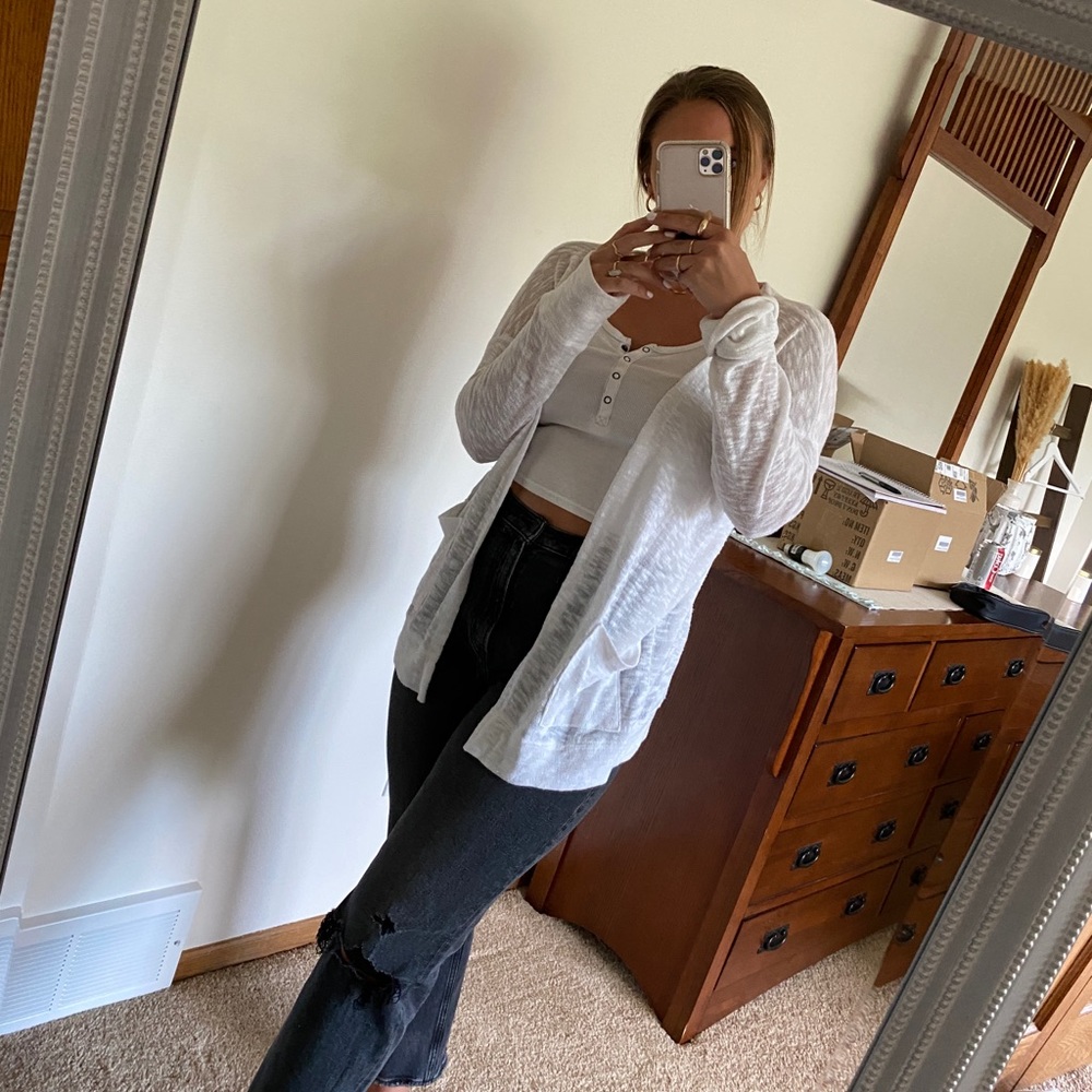 Old Navy Light White Sweater